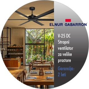 industrijski stropni ventilator V-25 DC