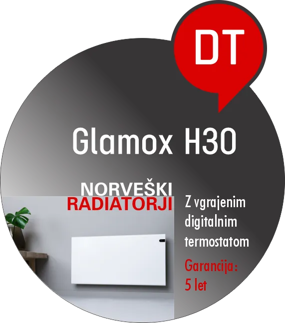 električni radiatorji Glamox H30 novi