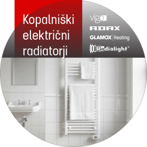 Krog kopalniški električni radiatorji