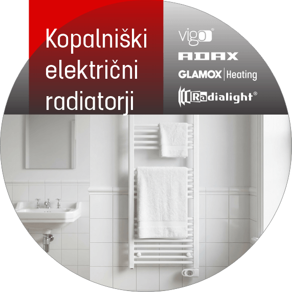 Krog kopalniški električni radiatorji